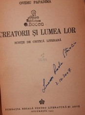 CREATORII SI LUMEA LOR foto
