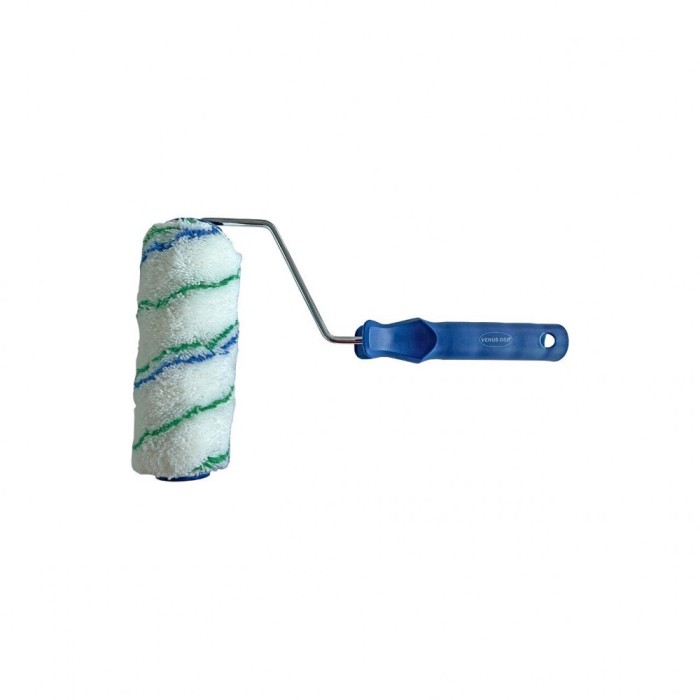 Rulou vopsit, poliacril (dungi verde-albastru) -7&quot; (175 mm) DSH 182686