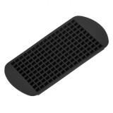 Formă Cuburi De Gheață, Silicon, 160 Mini Cuburi, Negru, 24x12x1cm, Oem