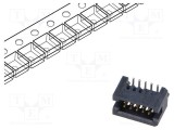 Conector PCB-PCB tată PIN 10 1,27mm TFM argintat SAMTEC