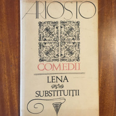 ARIOSTO - COMEDII. Lena. Substituiții TEATRU (1974 - cu portret!)