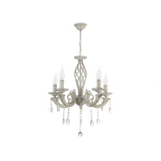 Candelabru Pandora aramiu-maro Vintage 5xE14 60W