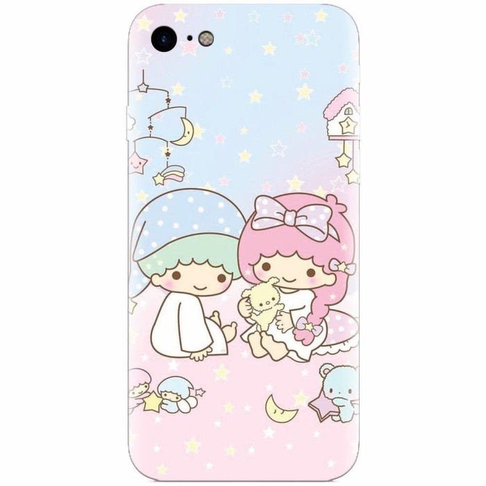 Husa silicon pentru Apple Iphone 6 Plus, Little Twins
