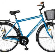 Bicicleta Oras Velors CSV28/93A Ukrayna, roti 28 inch, frane V-Brake, cadru 20inch pompa, far cu dinam (Albastru)