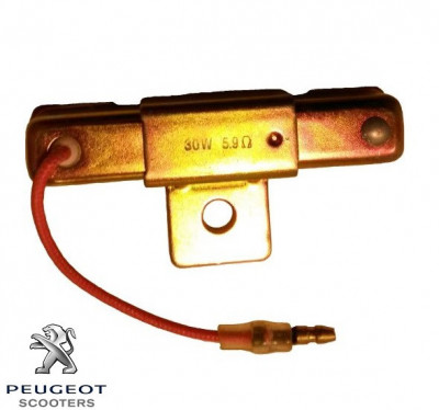 Rezistenta electrica originala 30W 59 Ohm - Peugeot Elyseo - Elystar - Looxor - Speedfight - Trekker - Vivacity 50-100cc - Satelis 125cc foto