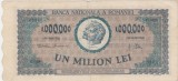 Bancnotă Rom&acirc;nia 1.000.000 lei 16 aprilie 1947, seria G.0196 nr. 0221