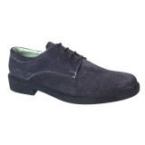 Pantofi barbati casual piele naturala intoarsa Alexander Rome - Arezo Gri Vel Marimea 42