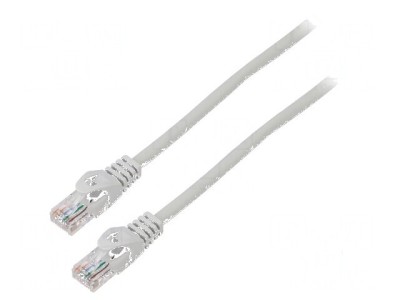 Patch cord U/UTP 6 litat CCA PVC gri 2m 26AWG foto