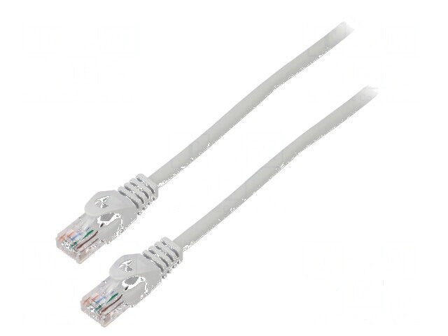 Patch cord U/UTP 6 litat CCA PVC gri 2m 26AWG