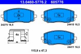 ATE 13.0460-5776.2 set placute frana,frana disc