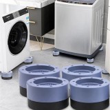 Set 4 picioruse anti-zgomot si anti-derapante pentru masina de spalal/mobilier