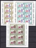 Rusia 1986 sport fotbal campionat mondial MI 5612-5614 3 kleib. MNH