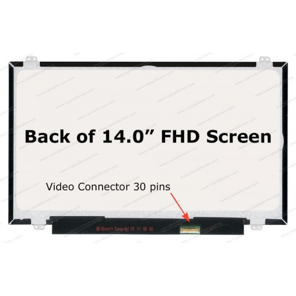 DISPLAY LAPTOP SH -B140HTN01.2 H/W:5A F/W:1 14.0 inch 1920x1080 Full HD IPS 30pini