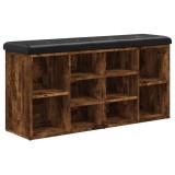 Cumpara ieftin Banca de pantofi, stejar fumuriu, 102x32x50 cm, lemn prelucrat