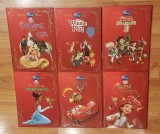 Set 6 Carti Disney Clasic Egmont 2012: Rapunzel, Winnie, Toy Story, Printesa Broscoiul, Tinkerbell, Masini - Cartonata, 64 Pagini
