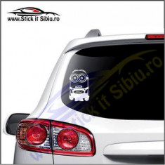 Minion Ford Model 3 -Stickere Auto-Cod:VIS-054-Dim. 15 cm. x 9.8 cm. foto