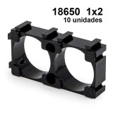 Set suport constructie baterie 18650 1x2 - 10 buc