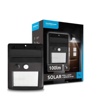 Proiector solar de perete cu senzor de miscare 100lm lumina rece Modee ML-WS105 foto