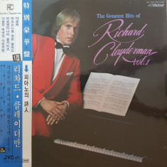 Vinil "KOREAN Press" Richard Clayderman ‎– The Greatest Hits Vol.1 (VG+)