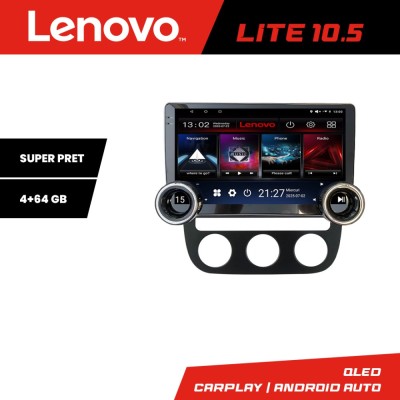 Navigatie VW Golf 5 2004-2010 clima automatica Lenovo 8 core 4+64 10.5 inch Incell 1K android Wifi 5Ghz gps internet KIT-golf5-automatic CarStore Tech foto