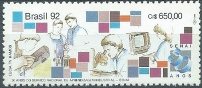 C432 - Brazilia 1992 - Educatie1v. neuzat,perfecta stare foto