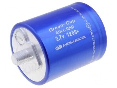 Supercondensator 1200F 2,7VDC &Oslash;60x74mm
