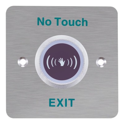 Buton iesire no touch, montaj ingropat, panou frontal Otel inoxidabil - Hikvision DS-K7P03 SafetyGuard Surveillance foto