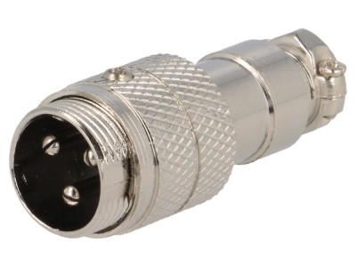 Conector mufă microfon tată 3 pini foto