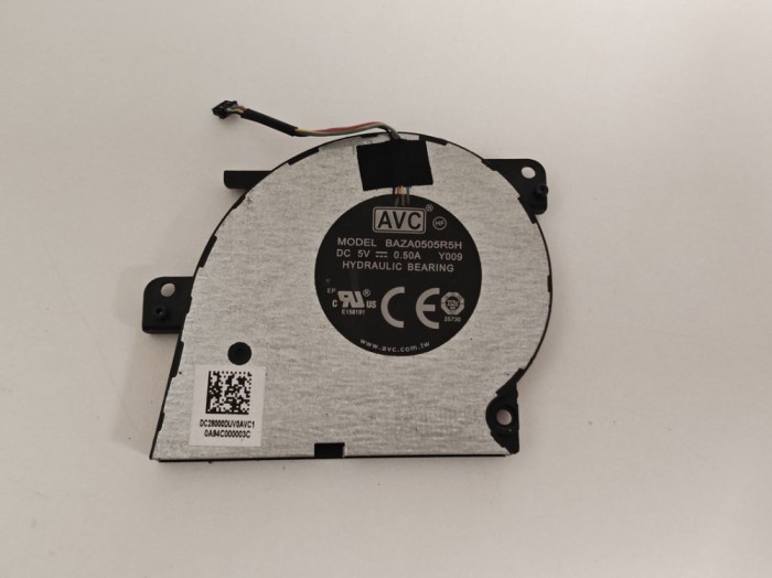 Cooler placa video Laptop, Lenovo, IdeaPad 530S-15IKB Type 81EV, 5F10R11878, BAZA0505R5H-Y009, DC28000DUV0AVC1, EG50040S1-CD40-S9A, DC28000DGS0, 5V, 0