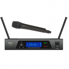 Microfon wireless Ibiza UHF10A, frecventa 863.9MHZ, receptor cu afisaj LCD foto