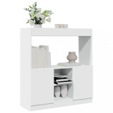 VidaXL Dulap &icirc;nalt, alb, 92x33x100 cm, lemn prelucrat