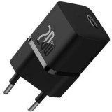 Incarcator retea Baseus, GaN5 Fast Charger mini 20W, 1 x USB Type-C 5V/3A, negru