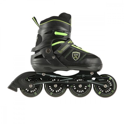 Role Reglabile Nils Extreme NA19088 Negru/Verde, M(35-38) foto