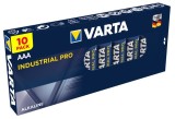 Set 10 baterii R6 AA Alkaline, Varta Industrial Pro