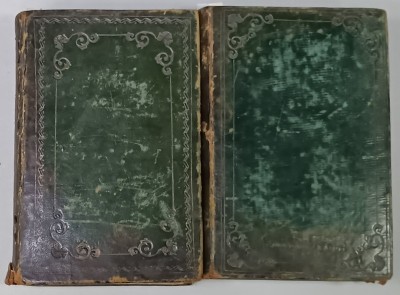 CARTE IN LIMBA GREACA DE MUZICA PSALTICA , CONSTANTINOPOL , VOLUMELE I - II , 1851 foto