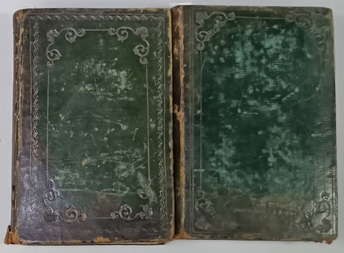 CARTE IN LIMBA GREACA DE MUZICA PSALTICA , CONSTANTINOPOL , VOLUMELE I - II , 1851