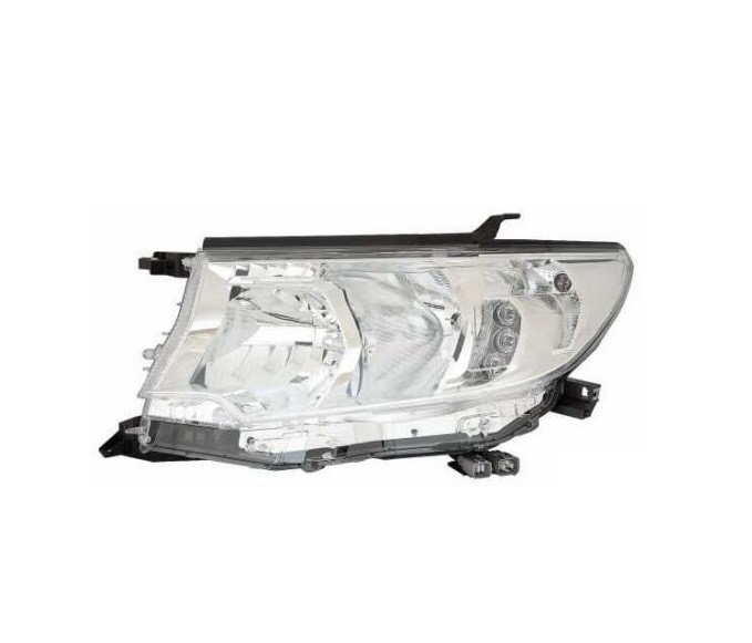 Far TOYOTA LAND CRUISER (FJ150), 10.2017-, partea stanga, DEPO, tip bec H11+HB3+LED+WY21W; electric; fara motor; halogen