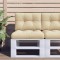 vidaXL Perna pentru pale?i, bej, 60x40x12 cm, material textil