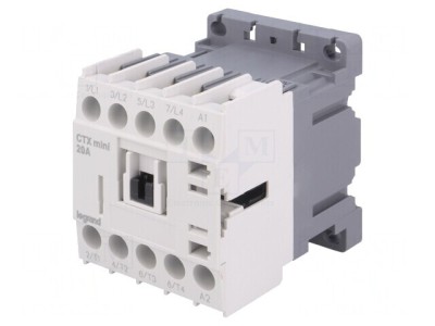 Contactor 4P 230VAC 20A pentru șină DIN foto