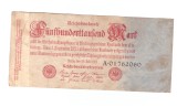 Bancnota Germania 500000 mark/marci 23 iulie 1923, unifata, seria cu 8 cifre, circulata, patata