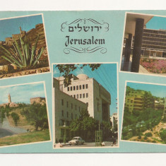 FA3 - Carte Postala - ISRAEL - Jerusalem, circulata 1964