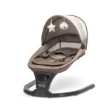 Cumpara ieftin Leagan electric, Lorelli Siena, 5 viteze de leganare, senzor inteligent de miscare, telecomanda, panou muzical, Mocha