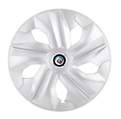Set 4 Capace Roti Autohelix MSA&amp;reg; potrivite jantelor de 14 inch, pentru Bmw Nou model Luna Gri foto