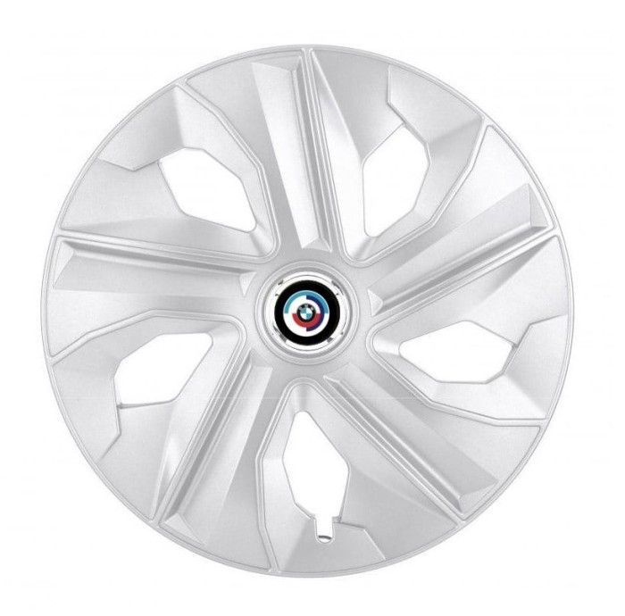 Set 4 Capace Roti Autohelix MSA&reg; potrivite jantelor de 14 inch, pentru Bmw Nou model Luna Gri