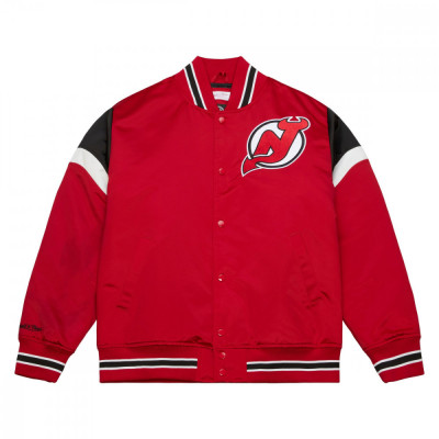 New Jersey Devils geacă de bărbați NHL Heavyweight Satin Jacket - 3XL foto