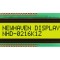 Afișaj LCD alfanumeric STN 16x2 galben-verde LED