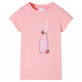 Tricou pentru copii, roz, 92 GartenMobel Dekor, vidaXL