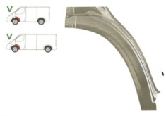 Segment reparatie aripa fata interior Ford Transit 1986-1991 Partea Stanga, Fata, element exterior, partea din spatele rotii