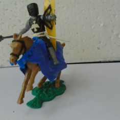 bnk jc Figurina de plastic - Timpo - cavaler medieval calare