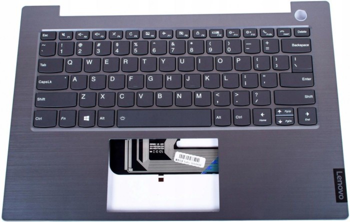Carcasa superioara cu tastatura palmrest Laptop, Lenovo, ThinkBook 14-IIL Type 20SL, 5CB0W44405, 4FLVATALV20, iluminata, layout US